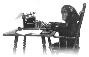 monkey typing